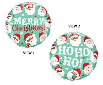Santa Balloons - 5-Pack - Image 1