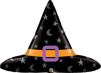 Witch's Hat Balloons - 3-Pack - Image 1