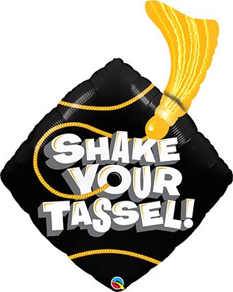 Shake Your Tassel Balloon - 3-Pack - Image 1