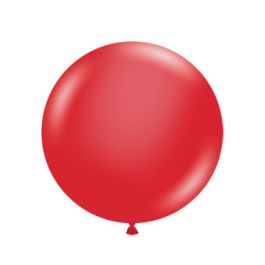 Red Balloons 24 Inch Round - Bag of 25 - Image 1