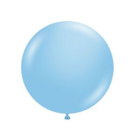 Baby Blue Latex Balloons 24 Inch - 25-Pack - Image 1