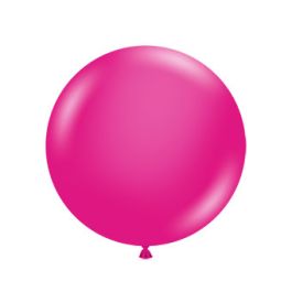 Hot Pink Latex Balloons 24 Inch - 25-Pack - Image 1
