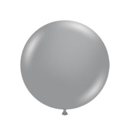Metallic Silver Balloons 24 Inch - 25 Count Pack - Image 1