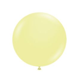 Lemonade Yellow Balloons 24 Inch Round - 25 Count Bulk Pack - Image 1