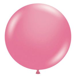 Pink Latex Balloons 24 Inch Round - 25 Count - Image 1