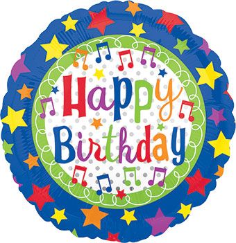 Happy Birthday Balloon - 5-Pack - Image 1
