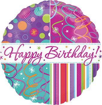 Happy Birthday Balloon - 5-Pack - Image 1