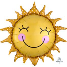 Sunshine Foil Balloon 29 Inch Large Shape Decoration - Image 1