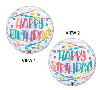Happy Birthday Balloons - 3-Pack - Image 1