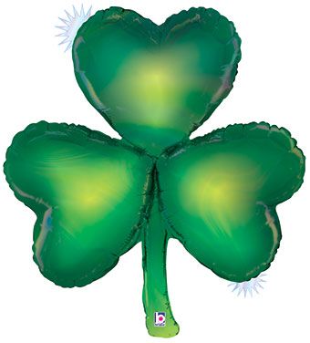 Shamrock Balloon - 3-Pack - Image 1