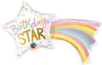 Birthday Star Balloon - 5-Pack - Image 1