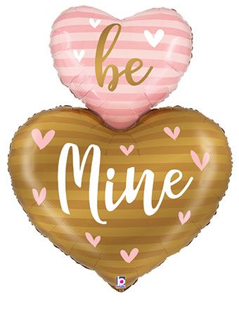 Be Mine Heart Balloon 3-Pack - Valentine's Day - Image 1