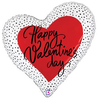 Happy Valentine's Day Balloon - 3-Pack - Image 1