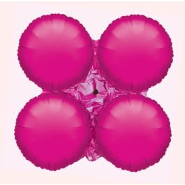Fuchsia Foil Balloon - Large Decorative Arch Piece - Image 1