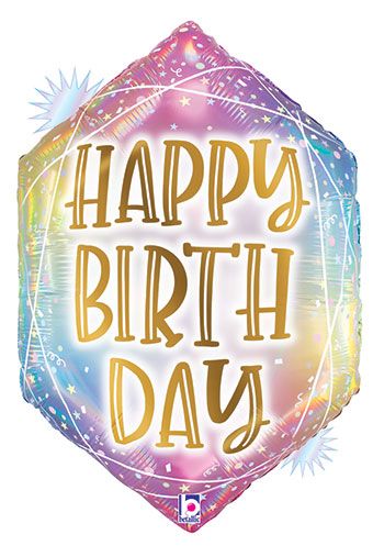 Happy Birthday Balloon - 3-Pack - Image 1