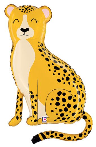Jungle Cheetah Balloons - 3-Pack - Image 1