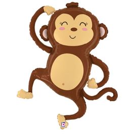 Jungle Monkey Balloon 33 Inch Foil - Image 1