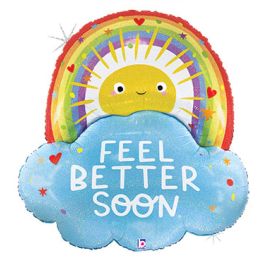 Feel Better Soon Foil Balloon 35 Inch - 1 Pack - Image 1