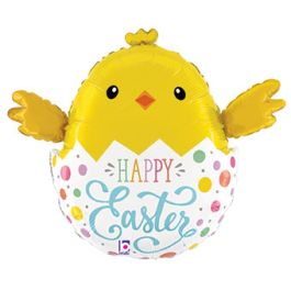 Easter Chick Foil Balloon 24 Inch - Image 1