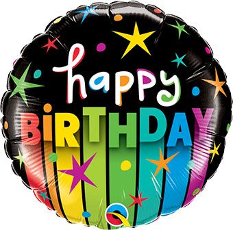Happy Birthday Balloon - 5-Pack - Image 1