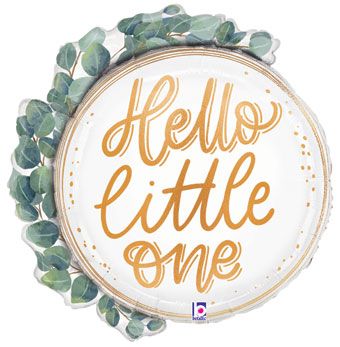 Eucalyptus Baby Wreath 26 Inch Floral Decor for Shower - Image 1