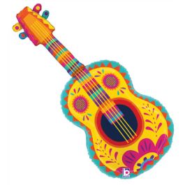 Festive Guitar Foil Balloon 35 Inch - Image 1