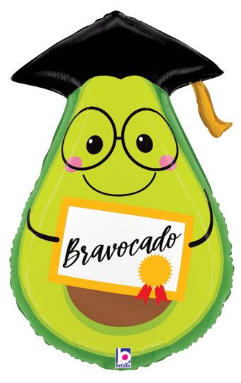 Grad Bravocado Balloon - 3-Pack - Image 1