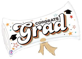 Grad Balloon - 3-Pack - Image 1