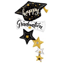Grad Star Special Delivery Foil Balloon 66" - Image 1