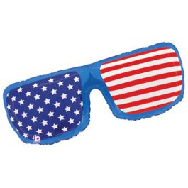 Patriotic Sunglasses Balloon 31 Inch Foil - USA Theme - Image 1