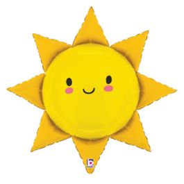 Summer Sun Foil Balloon 31 Inch Large Shape - Image 1