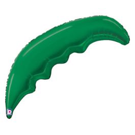 Emerald Green Palm Frond Foil Balloon 33 Inch - Image 1