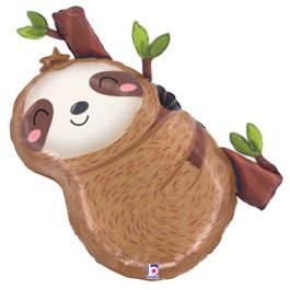Cute Sloth Foil Balloon 28 Inch - Image 1