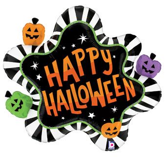 Happy Halloween Balloon - 3-Pack - Image 1