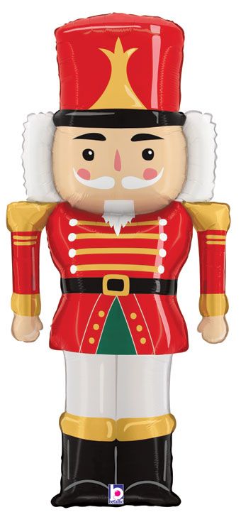Nutcracker Balloon 43" Foil - Christmas Party - Image 1