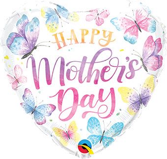Mother's Day Butterfly Balloons - 5-Pack - Image 1