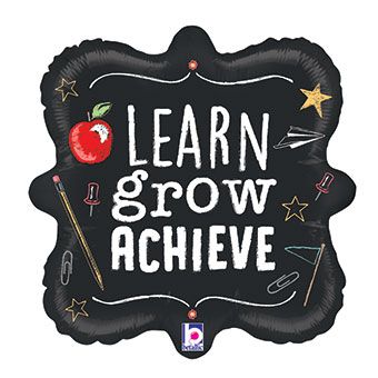 Learn Grow Achieve Balloons - 5-Pack - Image 1