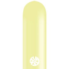 Lemonade Yellow 260 Twisting Balloons - 50 Count Pack - Image 1