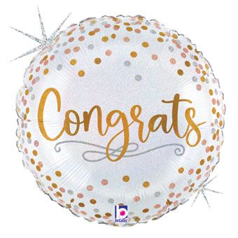 Congrats Balloon - 5-Pack - Image 1