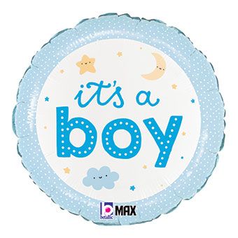 It's a Boy Balloons - 5-Pack - Image 1