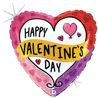 Valentine's Day Balloon - 5-Pack - Image 1