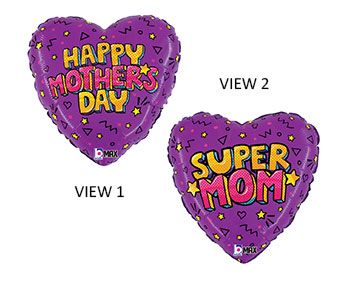 Super Mom Balloons - 5-Pack - Image 1