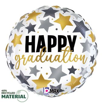 Happy Graduation Balloon - 5-Pack - Image 1