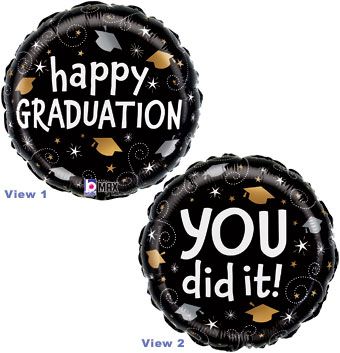 Graduation Balloons - 5-Pack - Image 1