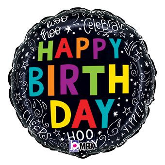 Happy Birthday Balloon - 5-Pack - Image 1