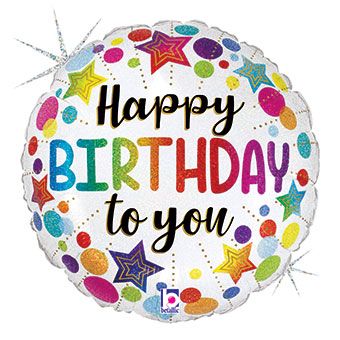 Happy Birthday Balloon - 5-Pack - Image 1
