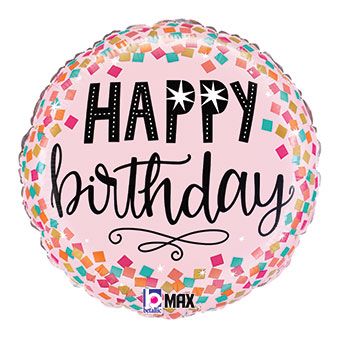 Happy Birthday Balloon - 5-Pack - Image 1