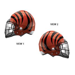 Cincinnati Bengals Football Helmet Balloon 21 Inch Foil - Image 1