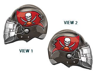 Tampa Bay Buccaneers Football Helmet Balloons - 3-Pack - Image 1