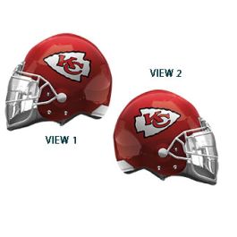 Kansas City Chiefs Helmet Foil Balloon 21 Inch - Image 1